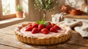 Friabile, vellutata e pronta in 35 minuti: la crostata di fragole che profuma di primavera