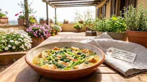 La mia ribollita di primavera ha incantato tutti con il suo sapore avvolgente