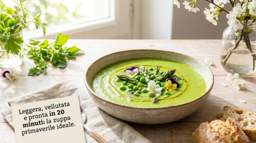 Leggera, vellutata e pronta in 20 minuti: la zuppa primaverile ideale