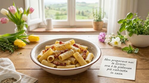 Non preparavo mai la Gricia: ora è la pietanza più richiesta in casa