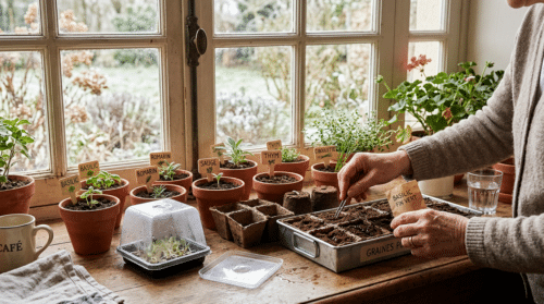 Semina delle aromatiche italiane a marzo: basilico, rosmarino e salvia, guida pratica